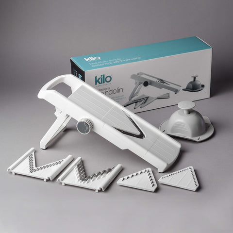 Mandolin Slicer with Stainless Steel Blades