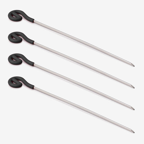 Skewers with Silicone Top, Set of 4, Available in 2 Sizes