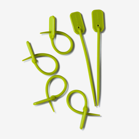 Silicone Food Ties, Set of 6, Small