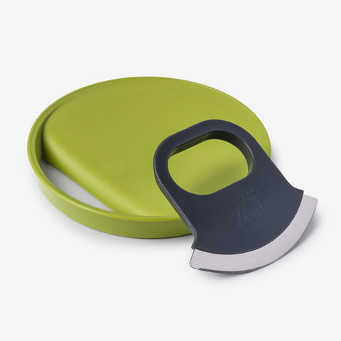 Rock & Drop™ Herb Cutter & Board Set