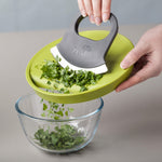 Load image into Gallery viewer, Rock &amp; Drop™ Herb Cutter &amp; Board Set
